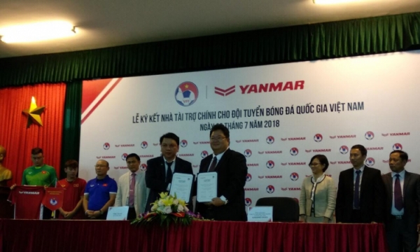 Yanmar – Nhà tài trợ Chính cho Đội tuyển Bóng đá Việt Nam 